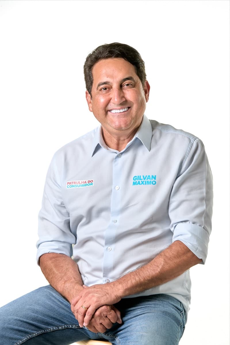 Gilvan da Patrulha do Consumidor sorrindo